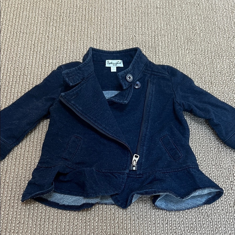 Splendid Kids Navy Jean Jacket - Picture 3 of 9